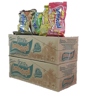 Salgadinho Amendupã 40g - 2 Caixas (40 unidades no total)