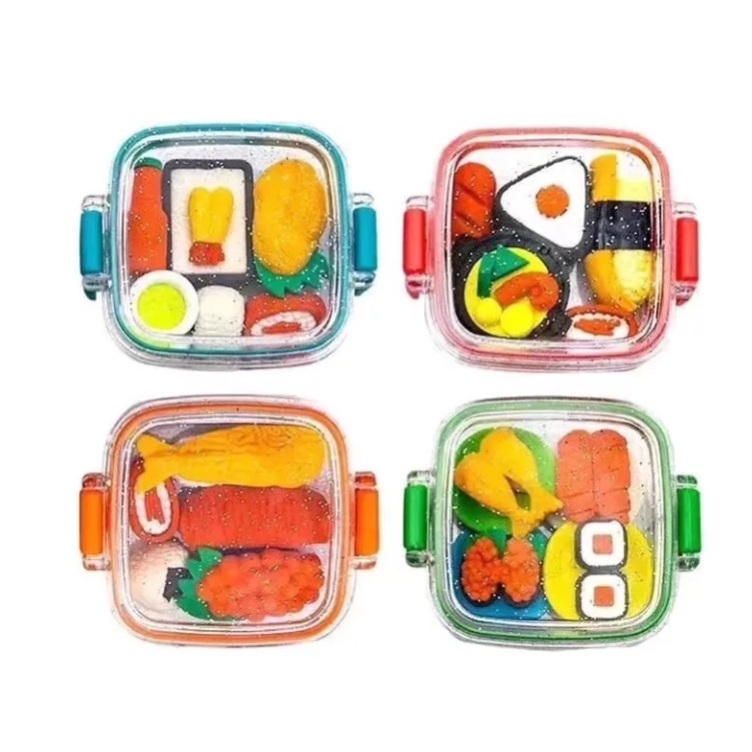 Kit borracha marmita papelaria fofa em Oferta na Shopee