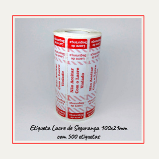 Etiqueta Lacre Universal Para Delivery Ifood Rappi 500 Unidades em Oferta na Shopee