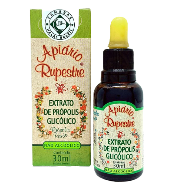 Extrato De Própolis Glicólico 30 Ml - 20%