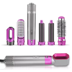5 Em 1 Escova Secador De Cabelo Pente Modelador De Ar Quente Profissional 110v