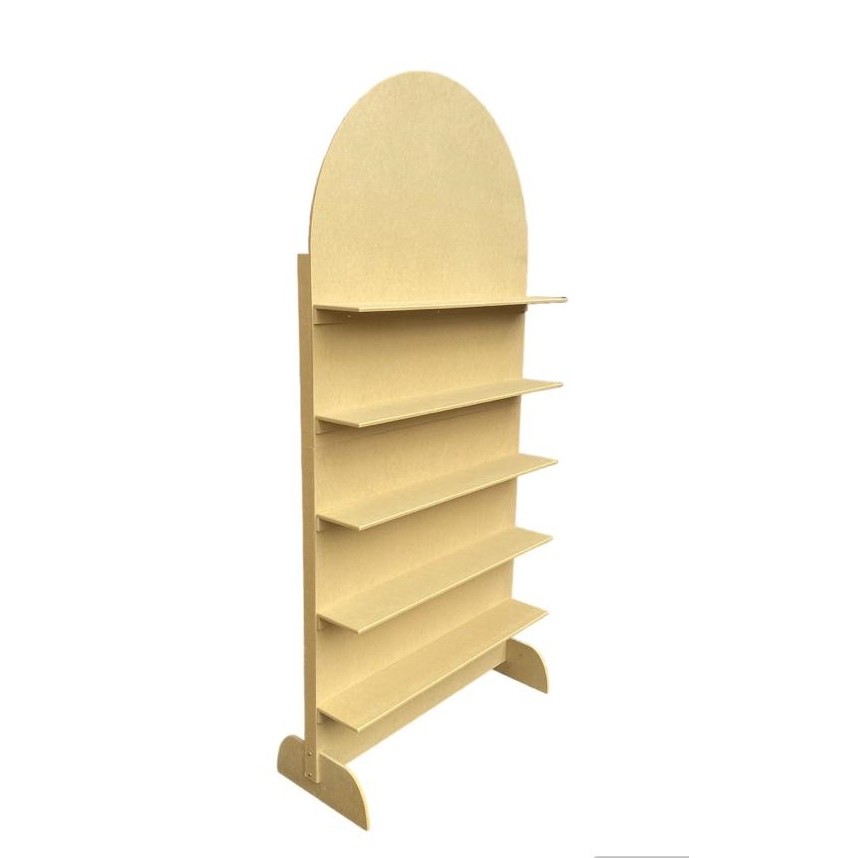 Painel Com 5 Prateleira Decorativo Desmontável Festa Mdf Cru em Oferta na Shopee