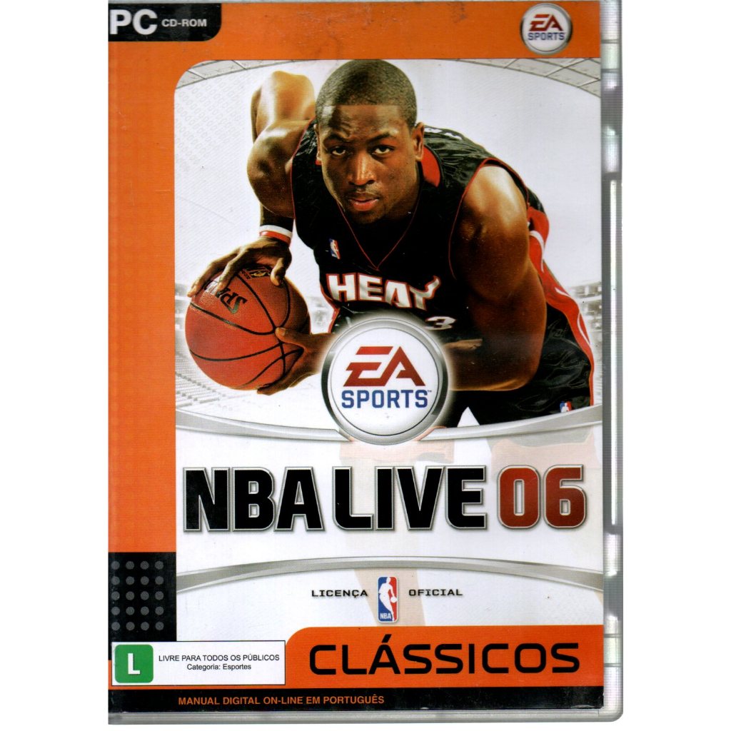 Cd-Rom, Nba Live 06, Clássicos, 2 Cds