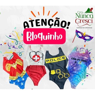 Body maiô bory carnaval feminino