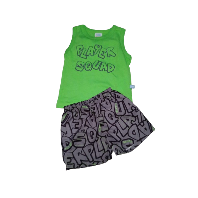 Conjunto Bebê Menino Verão Camiseta e Shorts Marlan - Estilo e Conforto.