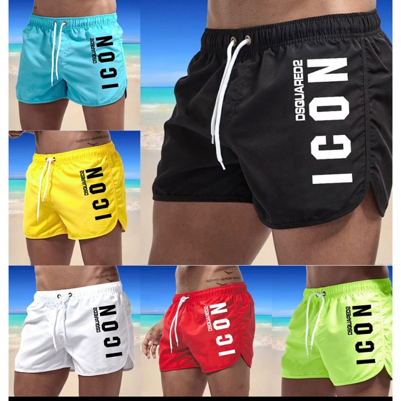 bermuda icom short praia piscina treino natação academia em Oferta na Shopee