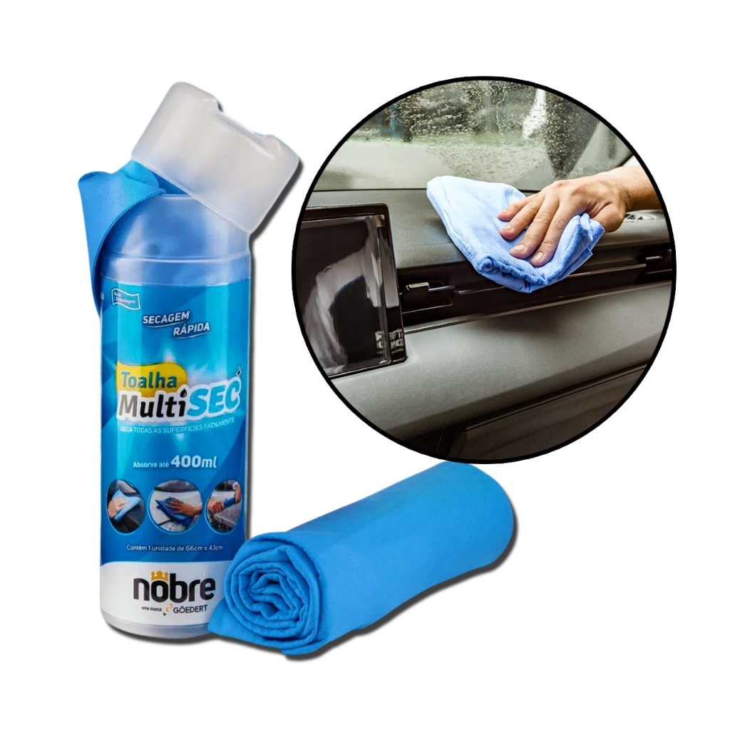Toalha Mágica Original Absorve Água Limpa Seca Carro em Oferta na Shopee