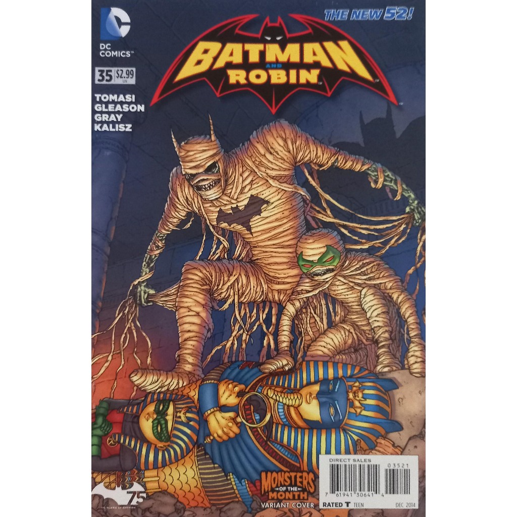Hq DC Batman and Robin 35 - Variante - The New 52! - Importada - 2014
