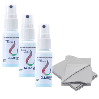 Kit 3 Limpa Óculos Celular Limpa Lentes com 5 Flanelas Limpa Tela Tv Celular Notebook