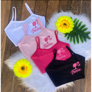 Cropped alcinha BarbieCore Barbie Girls estilo moda gringa