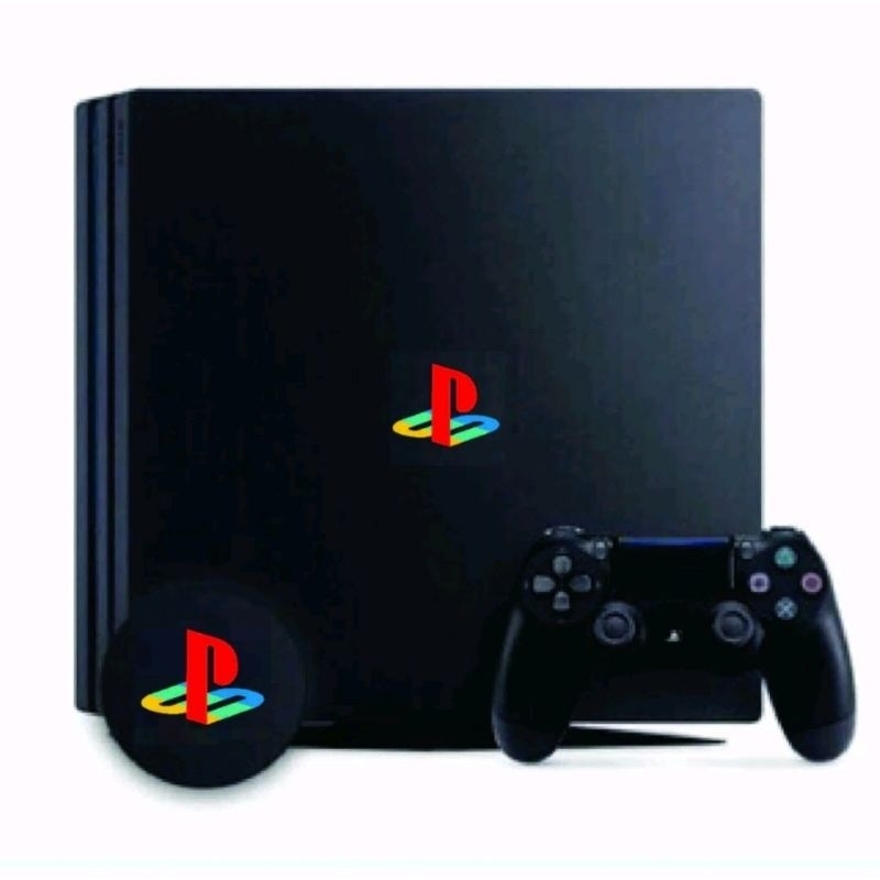 Adesivo Sticker Logo Playstation Ps4 Retro 2 UN.