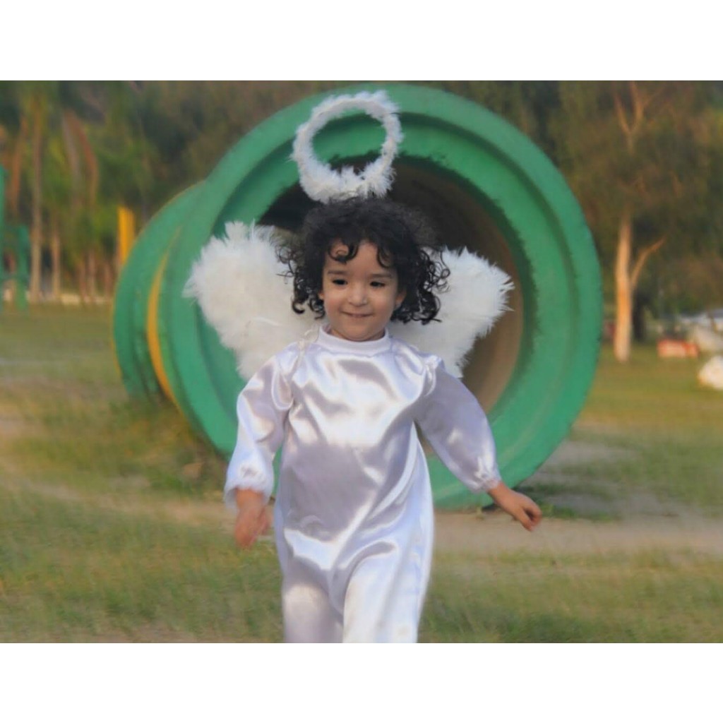 Túnica Fantasia Infantil Anjo Anjinho