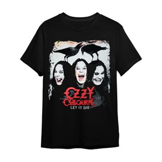 Camiseta Ozzy Ozbourne Banda De Rock Preta Adulto Infantil Plus Size G1 G2 G3 Unissex Masculina Feminina 100% Algodão