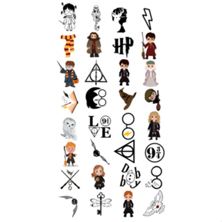 160 TATUAGENS TEMPORÁRIAS INFANTIS BRUXOS MAGOS E TROUXAS APROVADAS PELO INMETRO em Oferta na Shopee