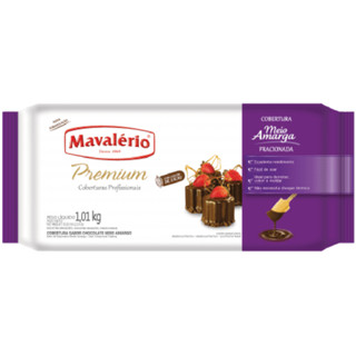 Chocolate Mavalério Premium Fracionada Meio Amargo 1kg