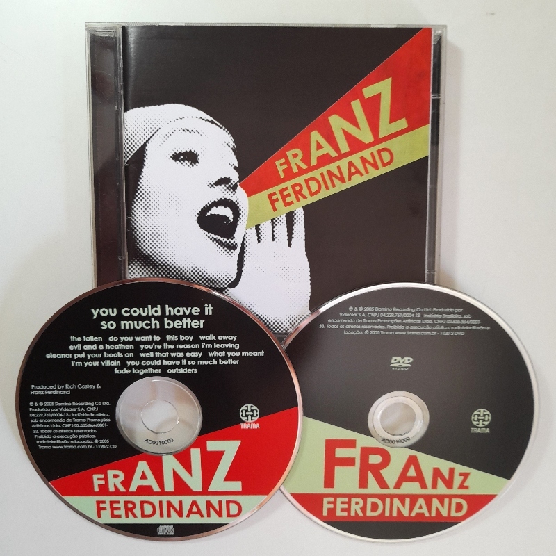 Cd + dvd Franz Ferdinand, You Could Have It...Seminovo, 2 mídias intactas!