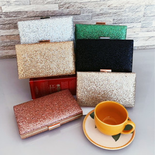 Bolsa Tiracolo / Carteira Feminina Com Glitter Para Festa / Banquete / Casamento WT168-6