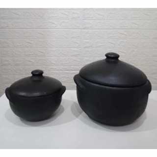Panela de Barro Preto Capixaba 1 ou 2 Litros em Oferta na Shopee