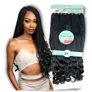 Boho Curl Fibra Premium Jumbo Boho Curl para tranças 400g - Cherey Gypsy Box raids Crochet Braids