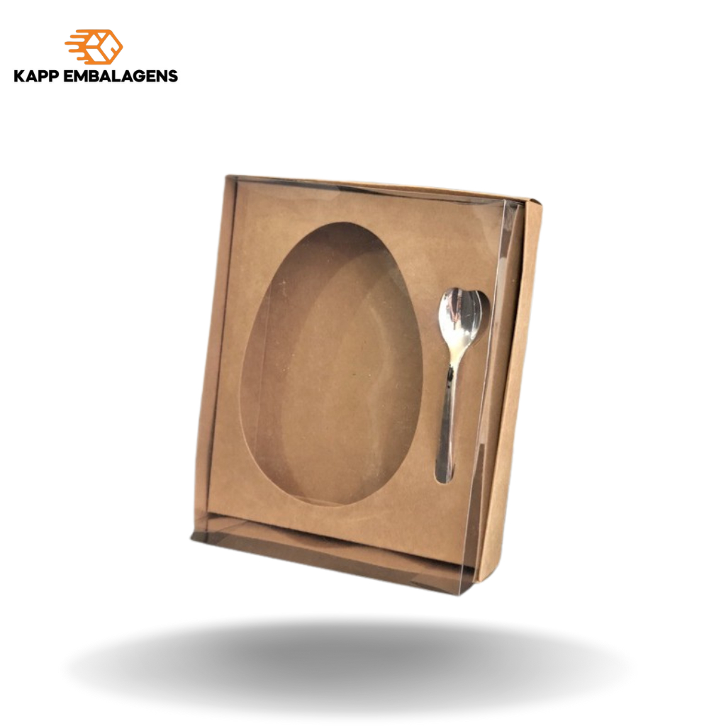 Caixa para ovo de colher 100g 250g 500g Páscoa