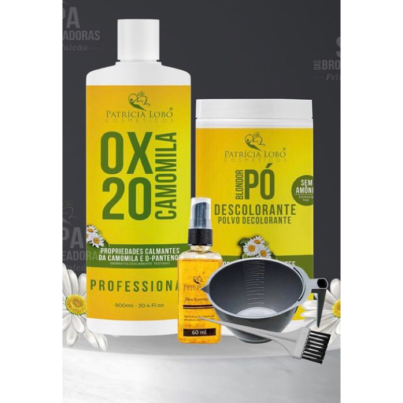 KIT BANHO DE LUA CAMOMILA PATRÍCIA LOBO P/ GESTANTES. em Oferta na Shopee