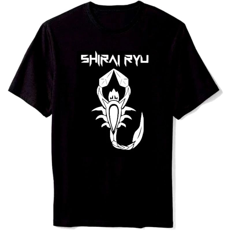 Camiseta Shirai Ryu Camisa Masculina Feminina Mortal Kombat Scorpion Paystation Takeda Hanzo Game Luta Nerd Geek Blusa Estampada Básica Tumblr Unissex