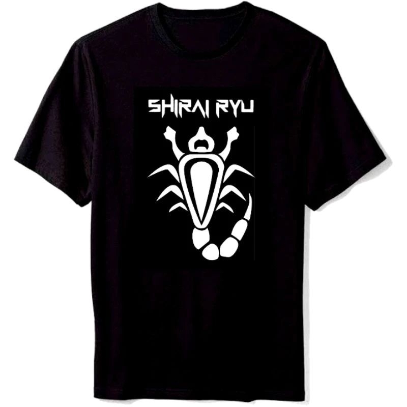 Camiseta Shirai Ryu Camisa Masculina Feminina Algodão Video Game Jogo Mortal Kombat Scorpion Playstation Takeda Hanzo Luta Nerd Geek Blusa Estampada Básica Tumblr Unissex