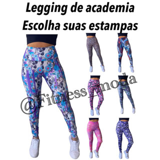 Legging de academia para malhar zero transparência Suplex macio resistente
