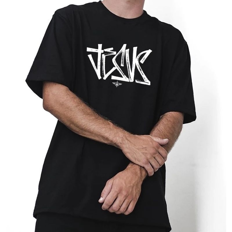 Camiseta JESUS Grafite Camisa Algodão Masculina Feminina Streetwear Swag Cristã gospel Evangélica Igreja Religiosa Católica Blusa Casual Estampada Unissex Básica Tumblr Promoção