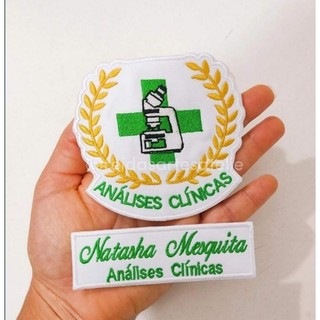 Patch Termocolante Kit Análises Clínicas / logo + nome