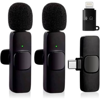Microfone de Lapela Profissional Duplo