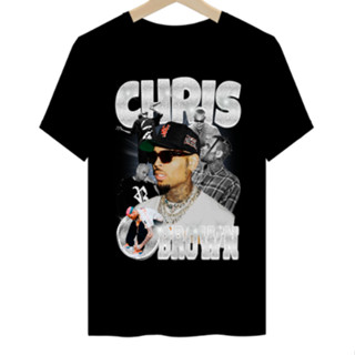 Camiseta Chris Brown Algodão Camisa Cantor Pop Blusa Unissex