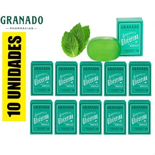 Kit 10 un. Sabonete de Hortelã Glicerina Granado em Oferta na Shopee