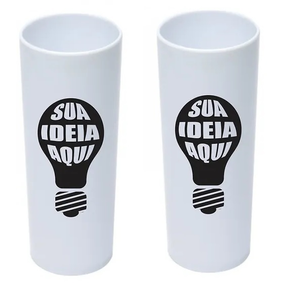 kit 80 Copos Long Drink Brancos Personalizados - Lembrança para Casamento e Aniversário em Oferta na Shopee