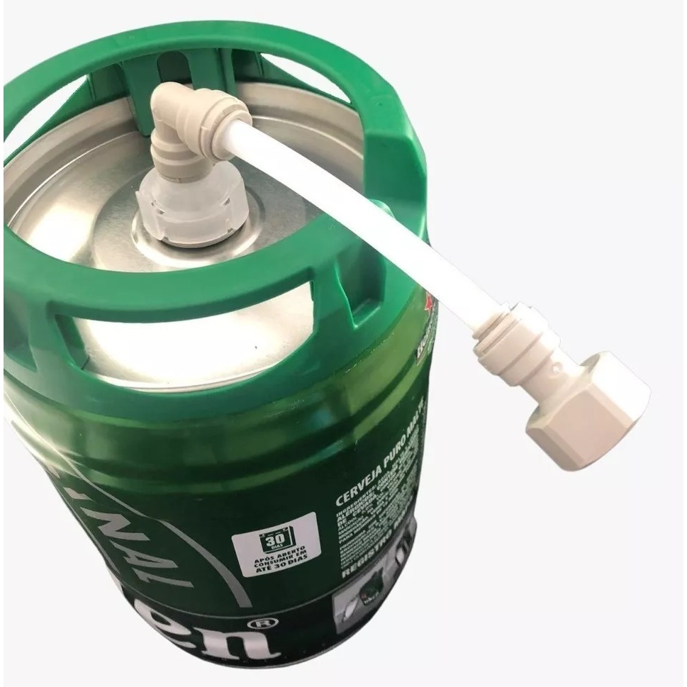 Kit Conector Chopeira Barril 5l Heineken Adaptador + Engates em Oferta na Shopee