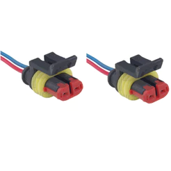 Par Plug Chicote Conector Farol Milha Palio Corsa Uno Stilo