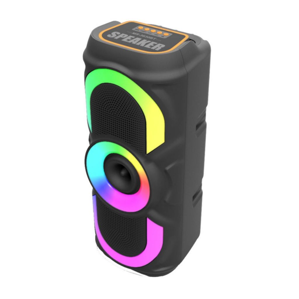 Caixa de som Bluetooth Portátil Com Luz Rgb FM USB TWS em Oferta na Shopee