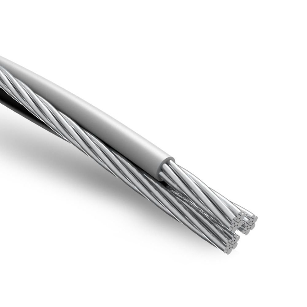 Fio Cabo De Alumínio Multiplexado Triplex 16mm - 50 Metros Neutro Nu