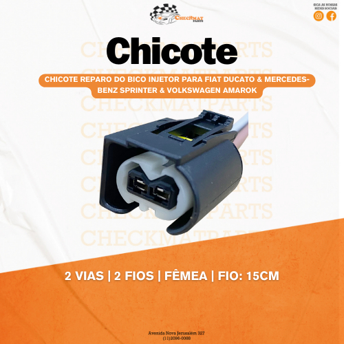 Chicote Reparo do Bico Injetor para Fiat Ducato