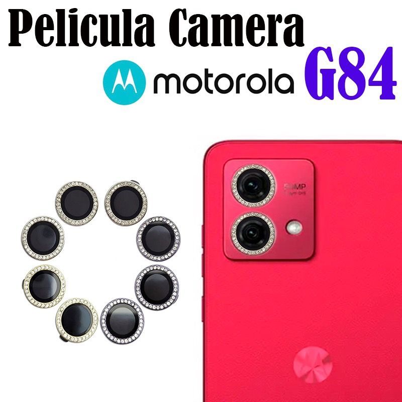 Kit 2 Peças Película De Câmera Diamante Para Motorola G84 Protetor De Lente em Oferta na Shopee
