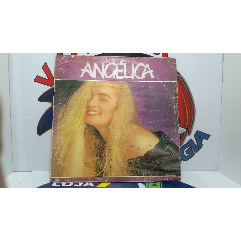 Vinil Angélica Vou De Táxi Lp Com Encarte De 1988