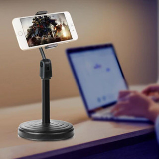 Suporte Para Celular De Mesa Tripé Articulado 360º Base Estável