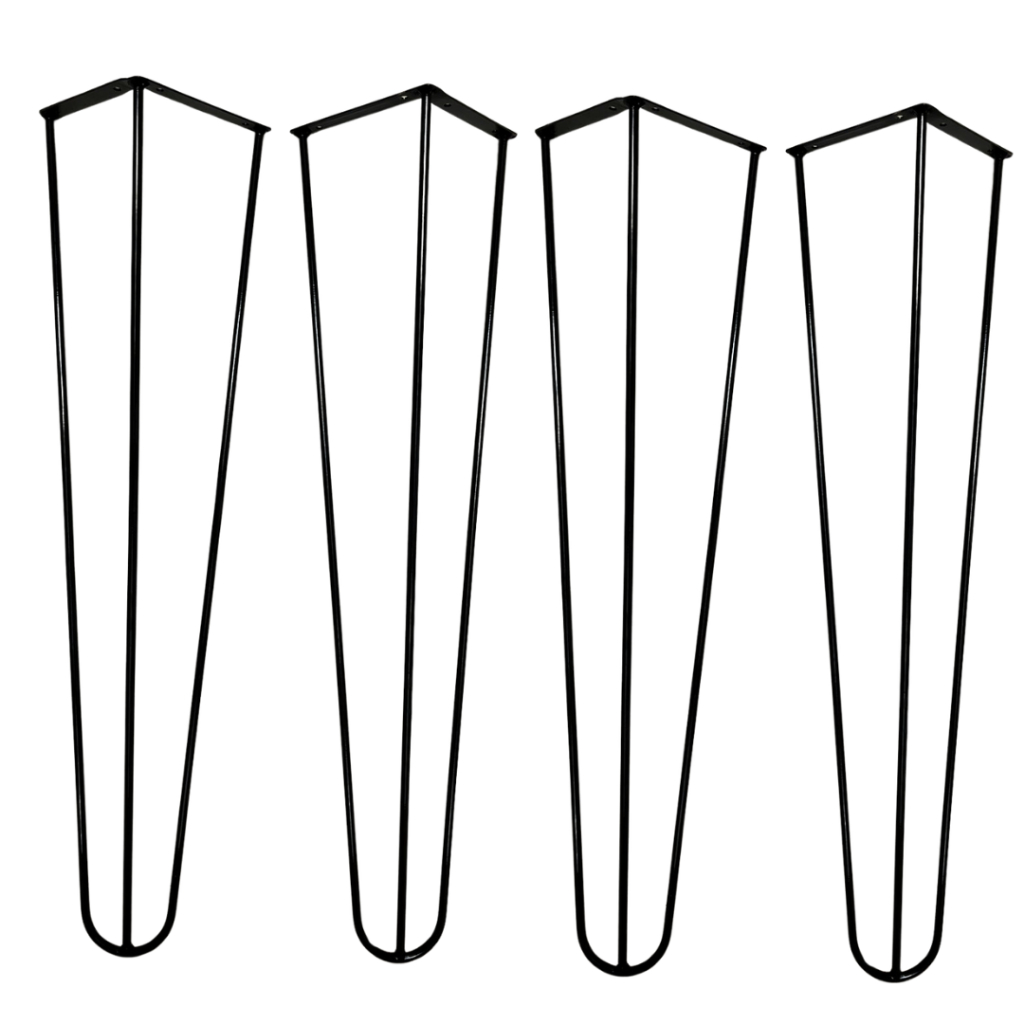 Hairpin Legs 75Cm Pé De Mesa Triplo Cadeiras Ferro Kit 4 Und em Oferta na Shopee