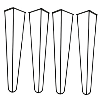Hairpin Legs 75Cm Pé De Mesa Triplo Cadeiras Ferro Kit 4 Und em Oferta na Shopee