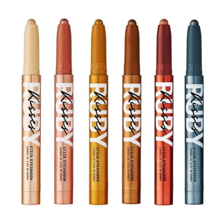 Sombra Bastão Ruby Kisses Stick Eyeshadow RK - Pearl, Rose, Gold, Bronze, Copper, Titanium em Oferta na Shopee