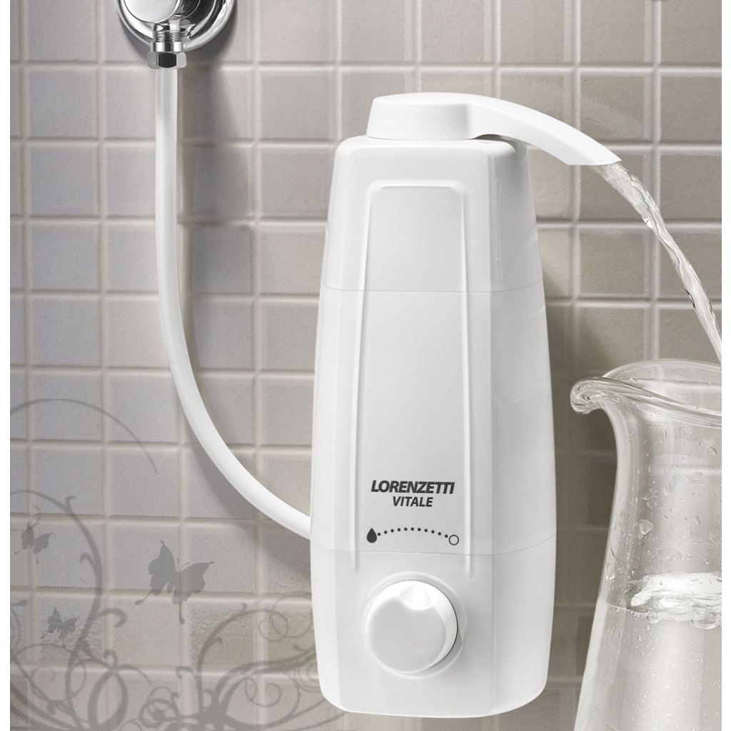 Filtro Purificador Vitale Branco P/ Pia Ou Parede  LORENZETTI