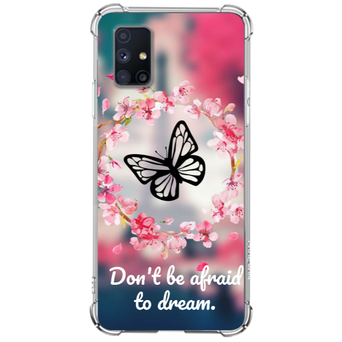 Capa para Samsung A71 M51 5G Capa Tpu Desenhos Variados Capinha Case Borboleta