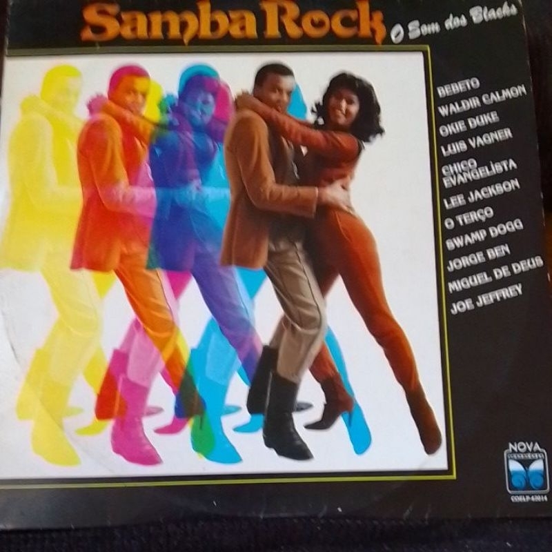 lp vinil - coletania samba rock o som dos blacks primeira edição/j.ben/bebeto/luiz wagner/