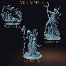 MINIATURAS de RPG Dungeons & Dragons  Coleção - Herois e Inimigos - clay -