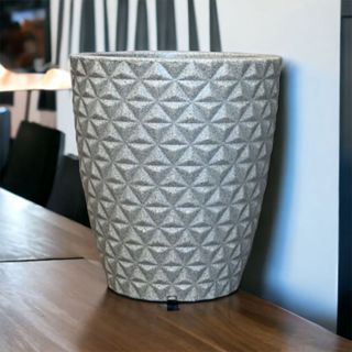 Vaso decorativo para planta naturais polietileno redondo diamante jardim a50 em Oferta na Shopee